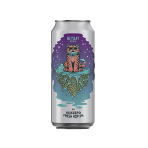 Beer: Heyday Frosted Tips Sub-Zero Fresh Hop IPA 440mL