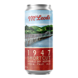 Craft Beer: Mcleod's 1947 Shortcut Double Dry Hopped IPA 440mL
