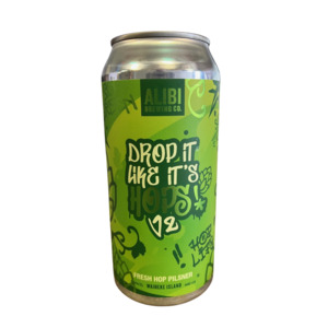Alibi Brewing Drop It Like It's Hops FH Pilsner V2 440mL