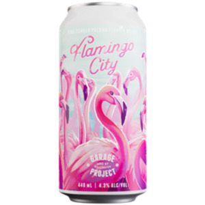 Craft Beer: Garage Project Flamingo City Pink Pomelo Paloma Florida Weisse 440mL