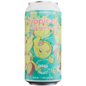Craft Beer: Garage Project Tropical Acid Pool Party Smoothie Sour 440mL