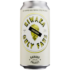 Garage Project Riwaka Only Fans Dry Hopped California Style Pilsner 440ml
