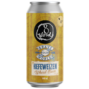 Wheat Beer: 8 Wired Brave Old World Hefeweizen 440ml