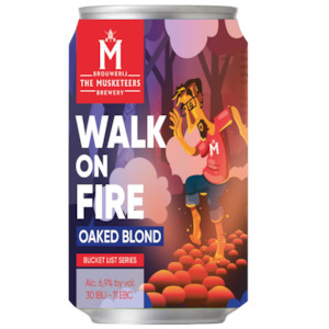 Blonde Beer: The Musketeers Walk On Fire Oaked Blond 330ml