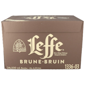 Dubbel: Leffe Brune 330ml 24pk