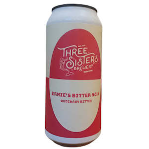 English Ale: Three Sisters Ernie's Bitter No.6 Ordinary Bitter 440ml