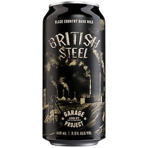English Ale: Garage Project British Steel Dark Mild 440ml