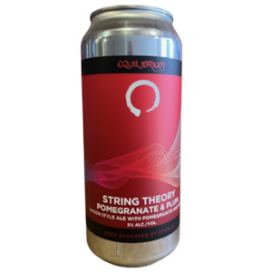 Equilibrium Brewing String Theory Pomegranate & Plum Saison 473ml