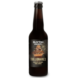 Craft Beer From The United Kingdom: Buxton Brewery Trillionaires Chocolate Caramel Fudge Sundae Imperial Stout 330ml