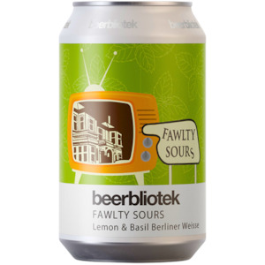 Craft Beer From Sweden: Beerbliotek Fawlty Lemon & Basil Sour 330ml