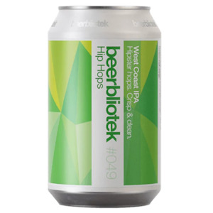 Craft Beer From Sweden: Beerbliotek Hip Hops West Coast IPA 330ml BB 31//07/25