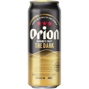 Beer From Japan: Orion The Dark 500ml