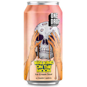 Craft Beer From Australia: One Drop Brewing Walking On The Moon Ice Cream Sour 440ml
