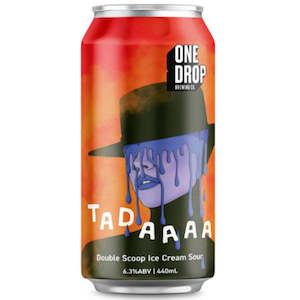 Craft Beer From Australia: One Drop Brewing Tadaaa! Double Scoop Ice Cream Sour 440ml