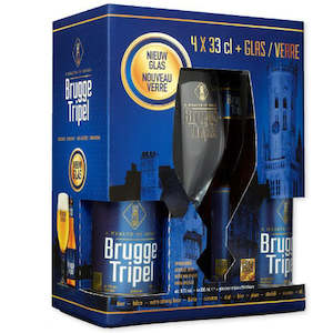 Brugge Tripel 4x330mL + Glass Gift Pack