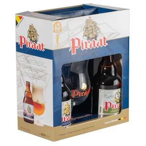 Piraat 2x330ml & Glass Gift Set