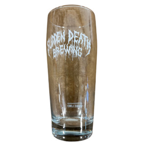 Sudden Death Brewing 400ml Glass