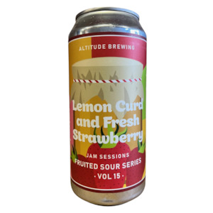 Sour Beer: Altitude Brewing Jam Sessions Vol. 15: Lemon Curd & Fresh Strawberry Sour 440ml