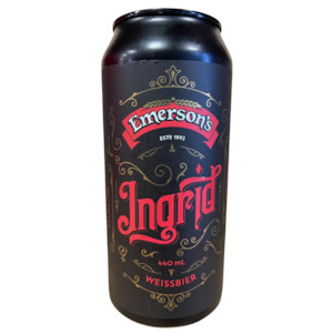 Wheat Beer: Emersons Ingrid Weissbier 440ml