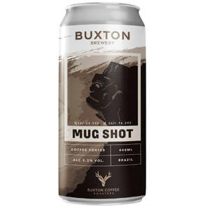 Dark Beer: Buxton Brewery Mugshot Coffee Porter 440ml