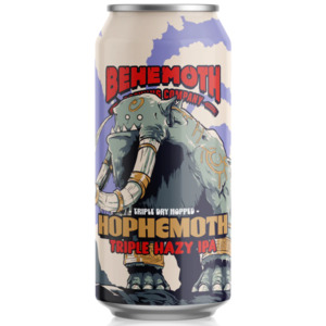 Double Ipa: Behemoth Hophemoth Triple Hazy IPA 440ml
