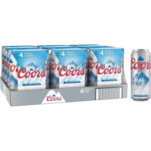Beer: Coors Lager 440ml 24pk