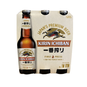 Lager: Kirin Ichiban Shibori Lager 6x330ml