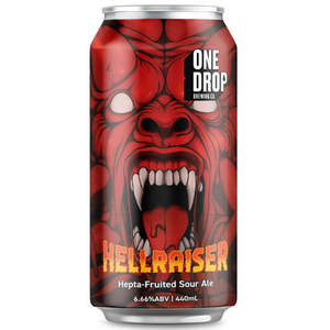 Sour Beer: One Drop Brewing Hellraiser Hepta-Fruited Sour 440ml