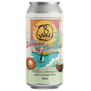 Sour Beer: 8 Wired Dreams Of Lombok Pandan Vanilla and Lemongrass Sour 440ml