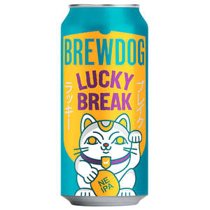 Hazy Ipa: Brewdog Lucky Break New England IPA 440ml BB 6/11/2025
