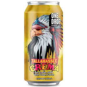 Double Ipa: One Drop Brewing Tallahassee Crema Oat Cream Double IPA 440ml