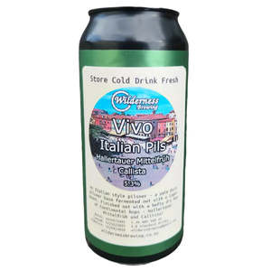 Lager: Wilderness Brewing Vivo Italian Pils 440ml