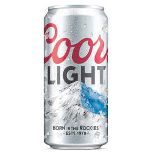 Lager: Coors Light 355ml Can
