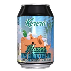 Kereru Hazee Gluten Free Hazy Pale Ale 355ml