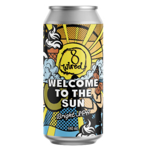 8 Wired Welcome To The Sun Bright IPA 440ml