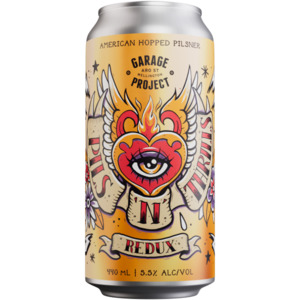 Beer: Garage Project Pils 'n' Thrills Redux Pilsner 440ml