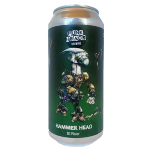 Lager: Punk Heads Hammer Head West Coast Pilsner 440ml