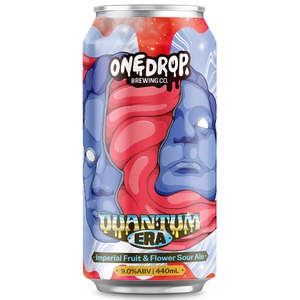 Sour Beer: One Drop Brewing Quantum Era Imperial Fruit & Flower Sour 440ml