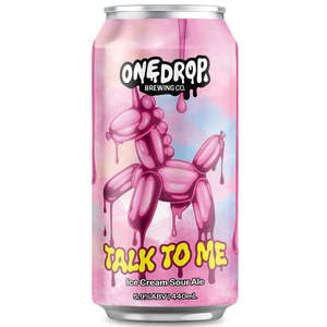 Sour Beer: One Drop Brewing Talk To Me Ice Cream Sour Ale 440ml