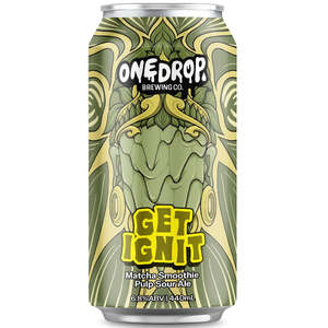 Sour Beer: One Drop Brewing Get Ignit Matcha Smoothie Pulp Sour 440ml