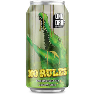Sour Beer: One Drop Brewing No Rules Smoothie Sour Ale 440ml