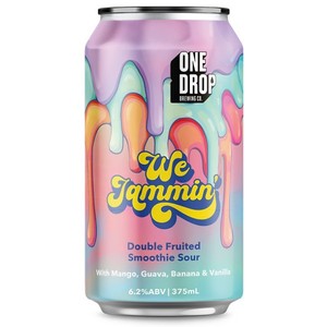 Sour Beer: One Drop Brewing We Jammin' Double Fruited Smoothie Sour 375ml