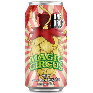 Hazy Ipa: One Drop Brewing Magic Circus New England IPA 440ml
