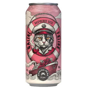 Sour Beer: Shining Peak Saline Feline Raspberry Gose 440ml