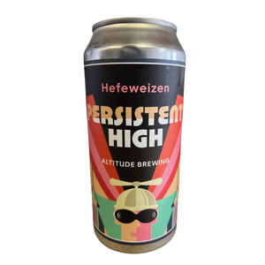 Wheat Beer: Altitude Brewing Persistent High Hefeweizen 440ml