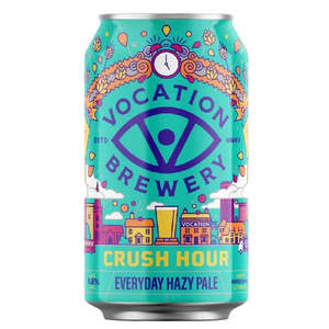 Pale Ale: Vocation Brewery Crush Hour Hazy Pale Ale 330ml