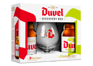 Duvel & Duvel Tripel Hop 2x330ml + Glass Gift Set