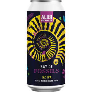 Alibi Brewing Bay of Fossils NZ IPA 440ml
