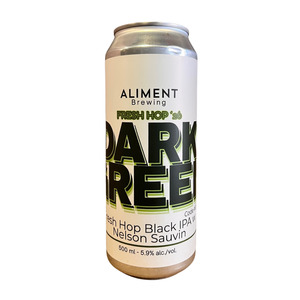 Aliment Brewing Dark Green Fresh Hop Black IPA 500ml