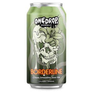 Sour Beer: One Drop Brewing Borderline Cream Smoothie Sour 440ml